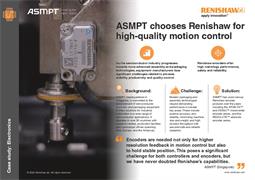 ASMPT chooses Renishaw for high-quality motion control